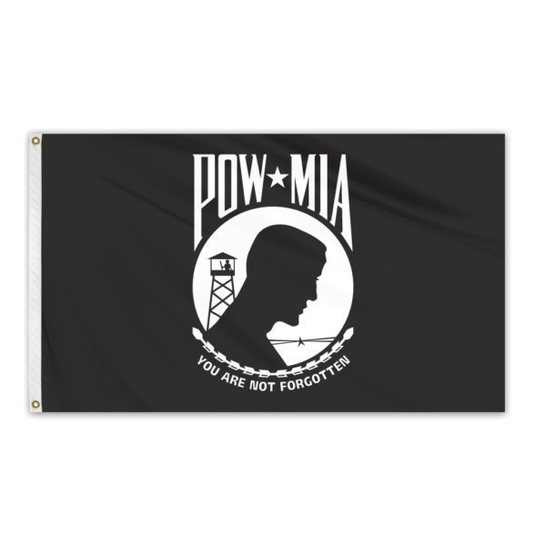 Global Flags Unlimited POW MIA Outdoor Poly-Cotton Flag 3'x5' 203874